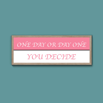 Negative And Positive Framed Print