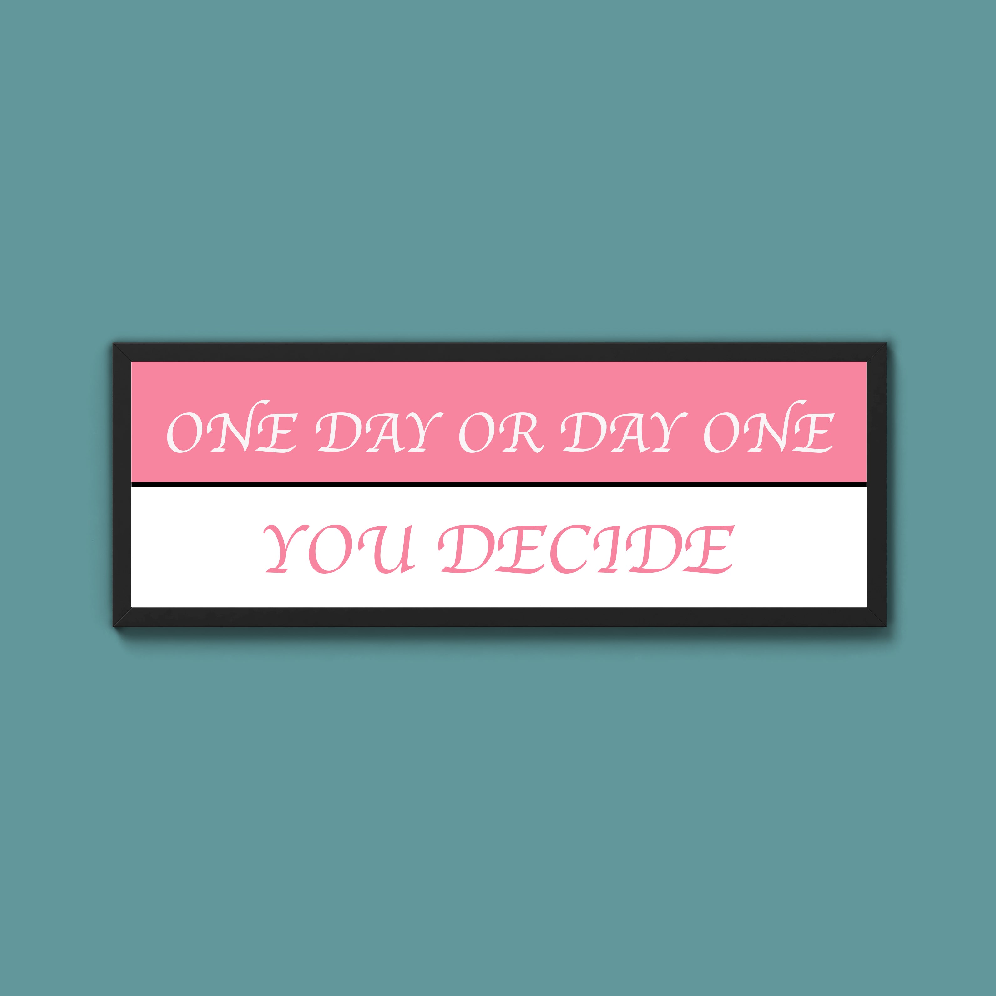 Negative And Positive Framed Print