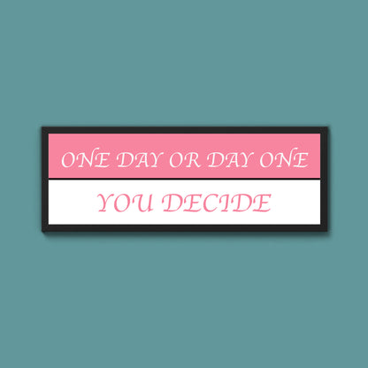 Negative And Positive Framed Print