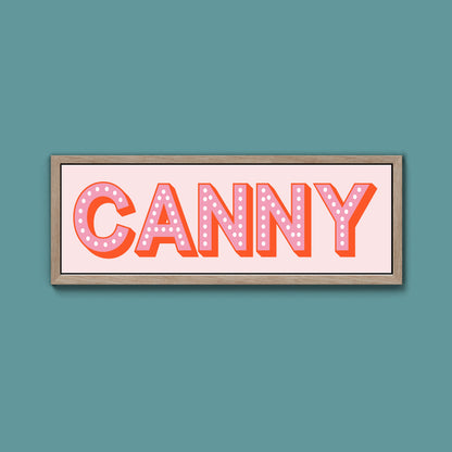 Canny Framed Print (New Style)