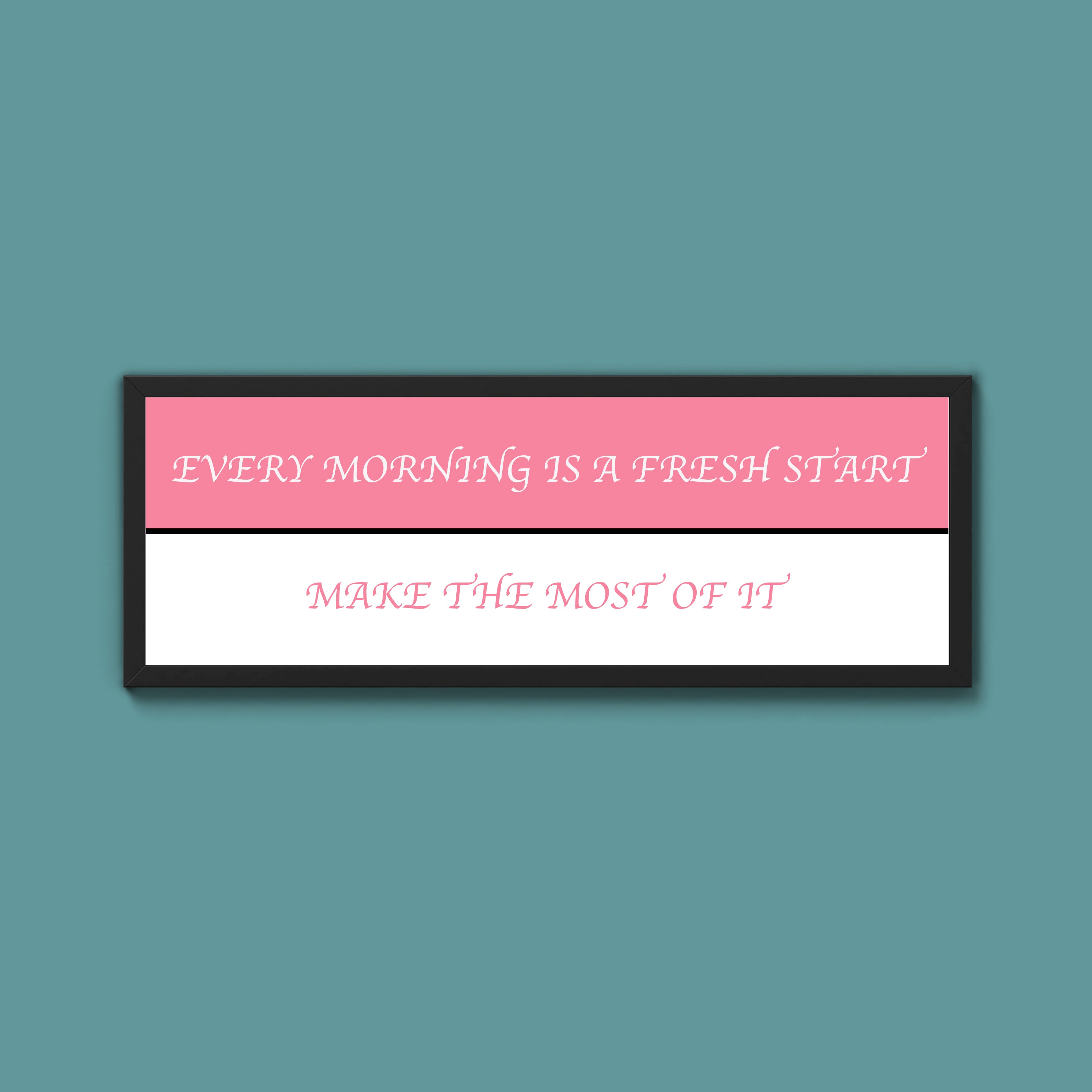 Negative And Positive Framed Print