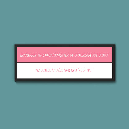 Negative And Positive Framed Print