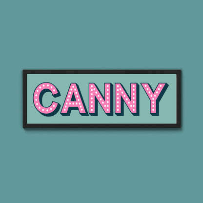 Canny Framed Print (New Style)