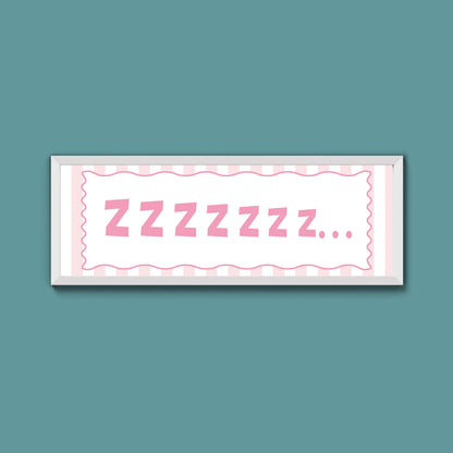 Snooze Zzzzz Framed Print