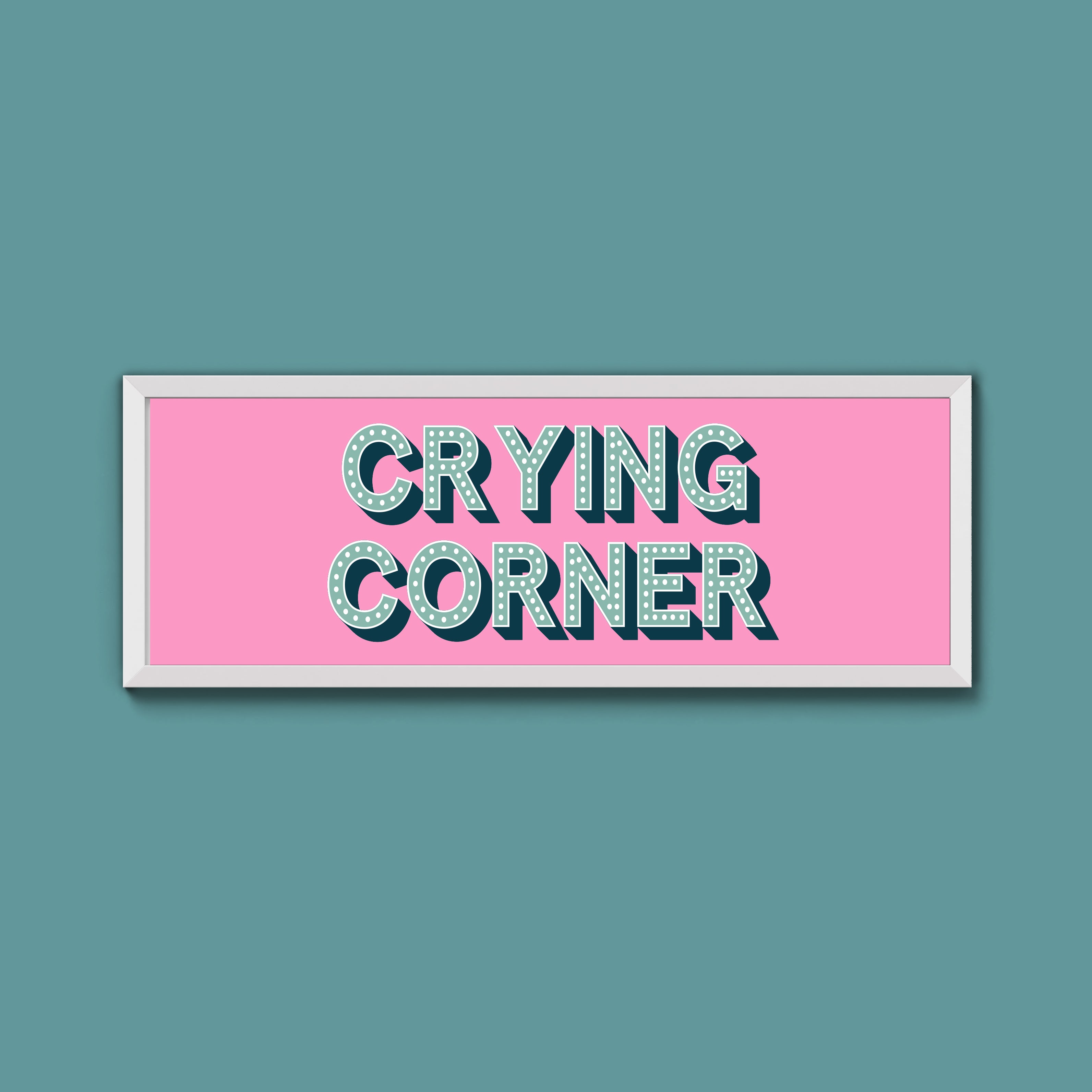 Crying Corner Framed Print (New Style)