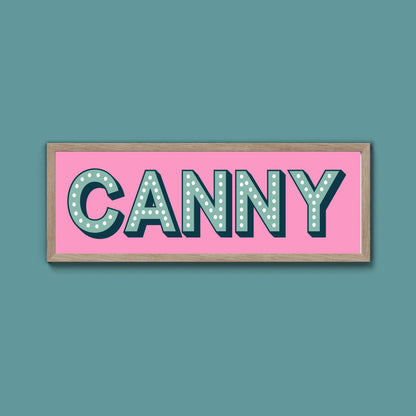 Canny Framed Print (New Style)