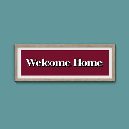 Welcome Home Print - Above The Door