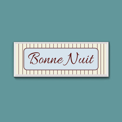 Bonne Nuit Framed Print
