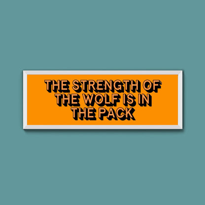Wolverhampton Wanders FC Framed Print (New Style) - Above The Door