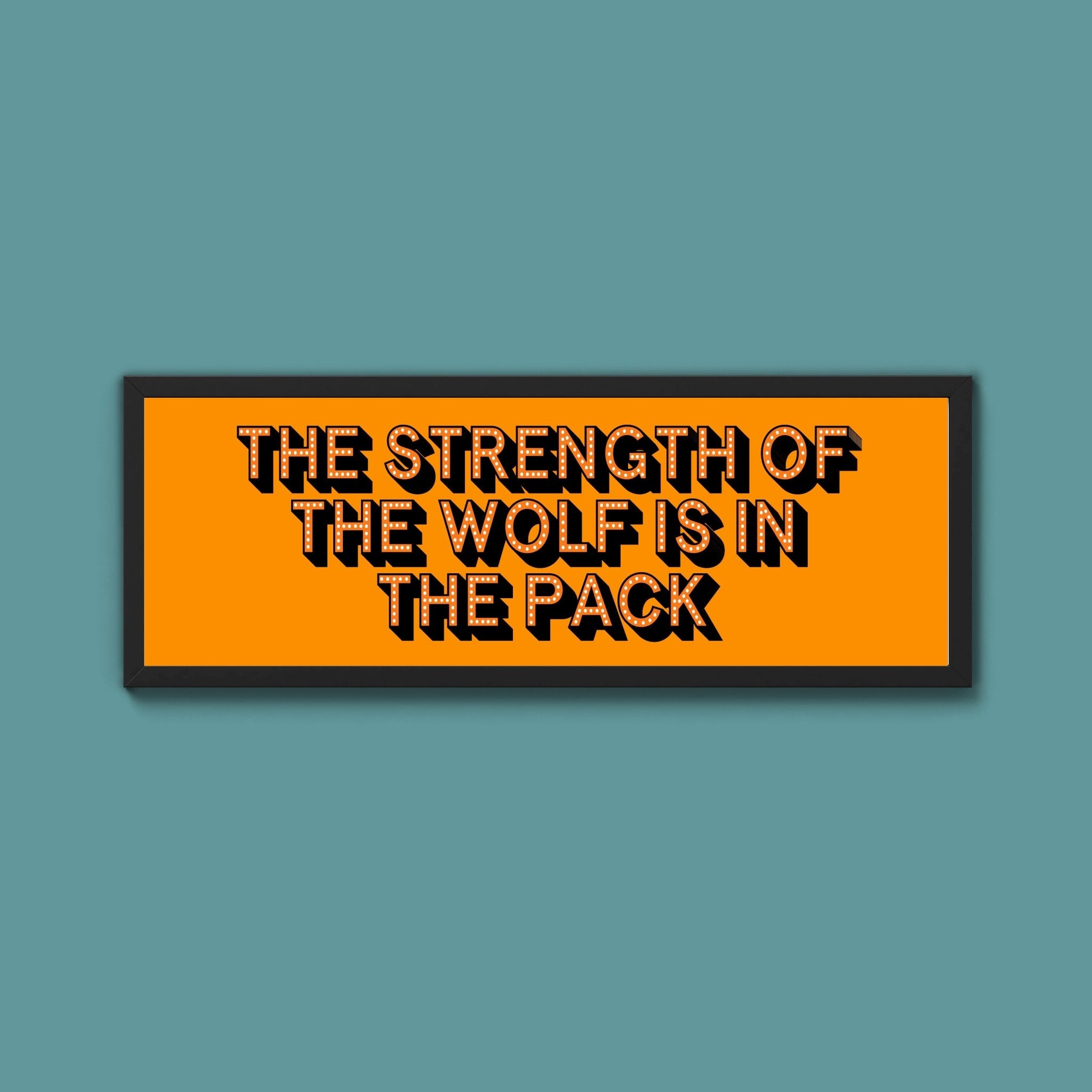 Wolverhampton Wanders FC Framed Print (New Style) - Above The Door