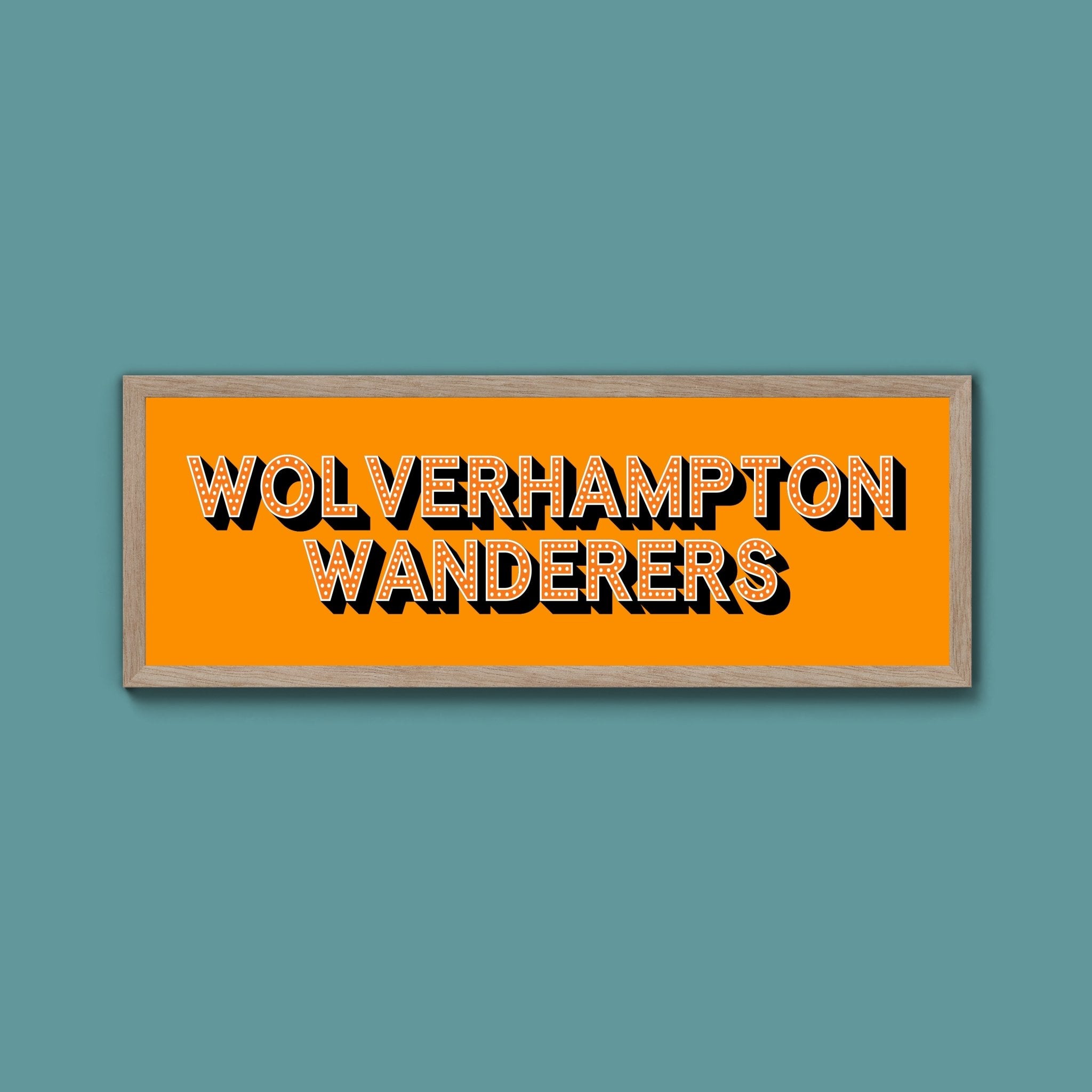 Wolverhampton Wanders FC Framed Print (New Style) - Above The Door