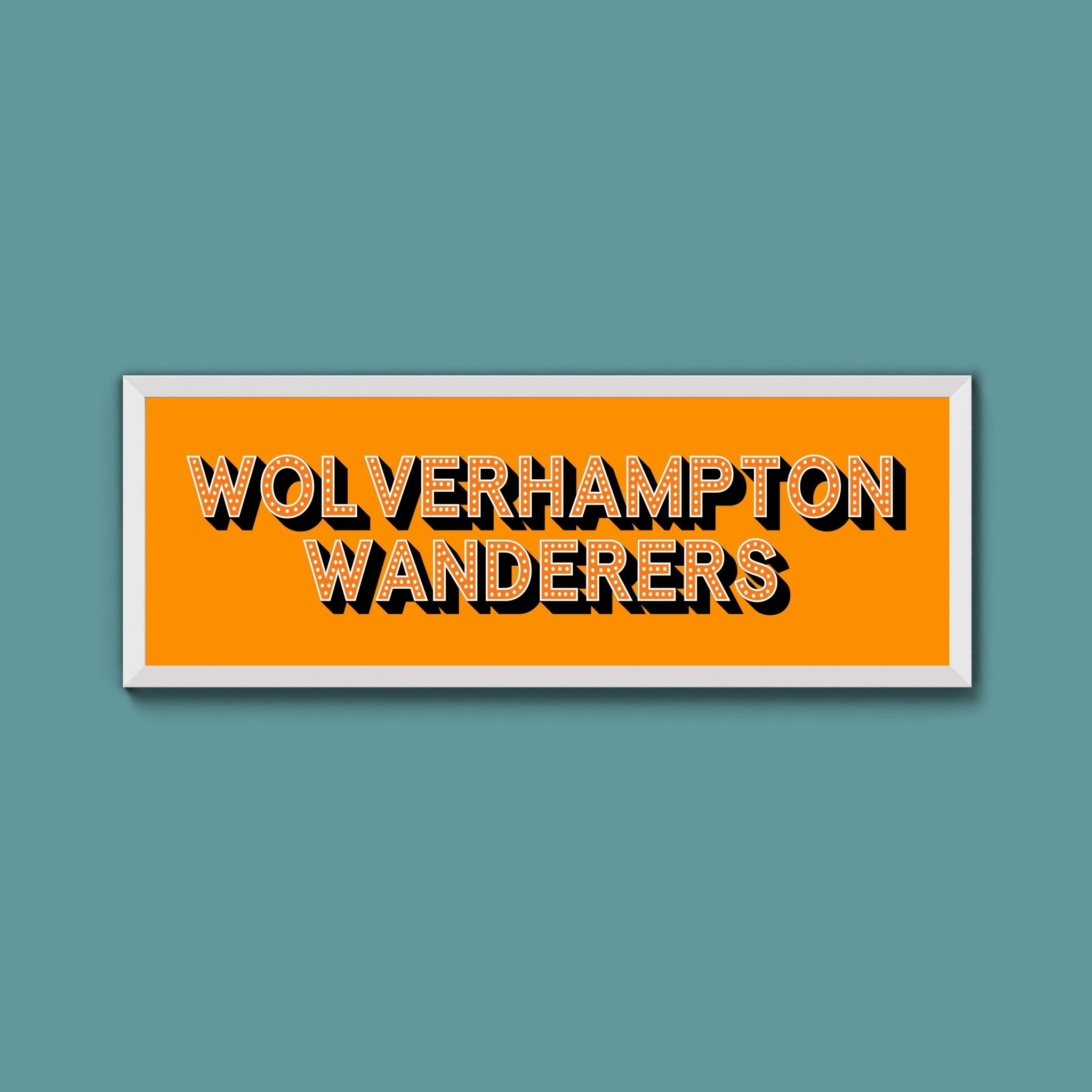 Wolverhampton Wanders FC Framed Print (New Style) - Above The Door